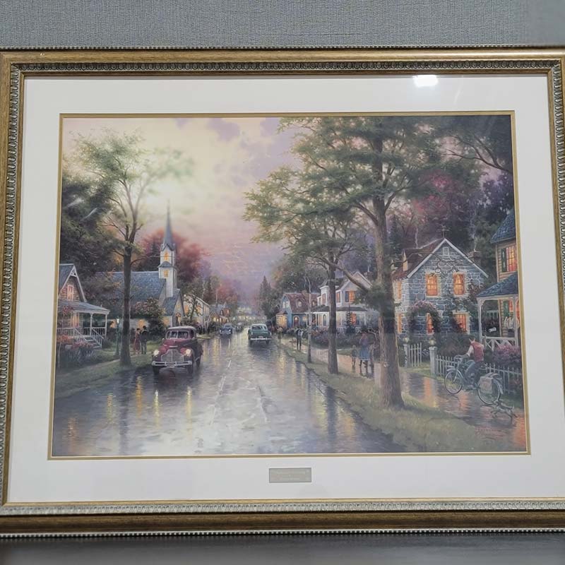 T Kincaid Print Abba House Thrift Store Of Perry GA   Thomas Kincaid Print For Sale At Abba House Thrift Store 