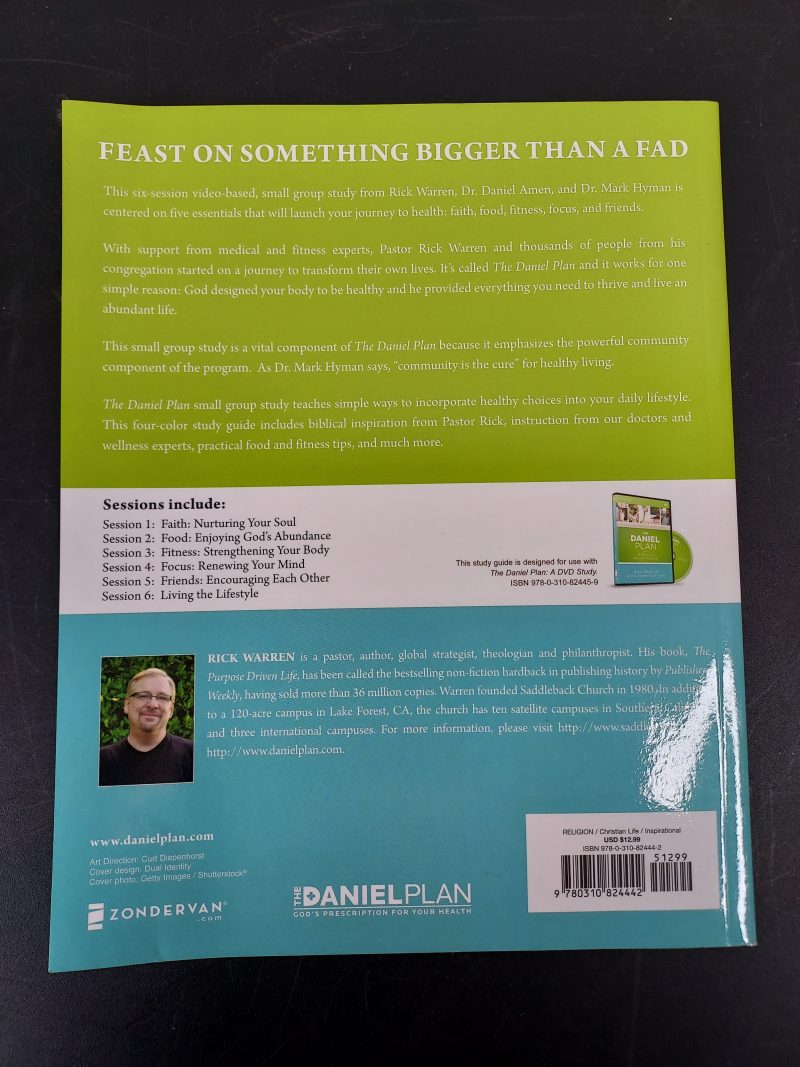 The Daniel Plan Book & Study Guide | Abba House Thrift Store of Perry, GA