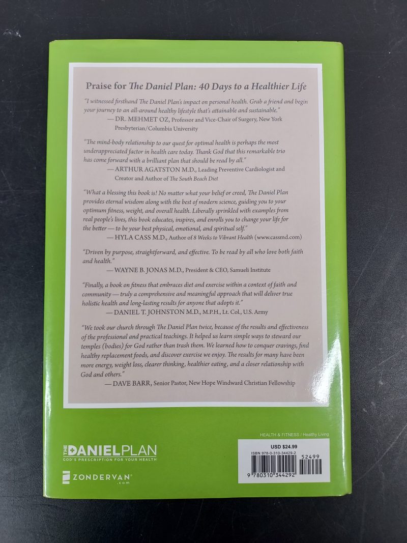 The Daniel Plan Book & Study Guide | Abba House Thrift Store of Perry, GA
