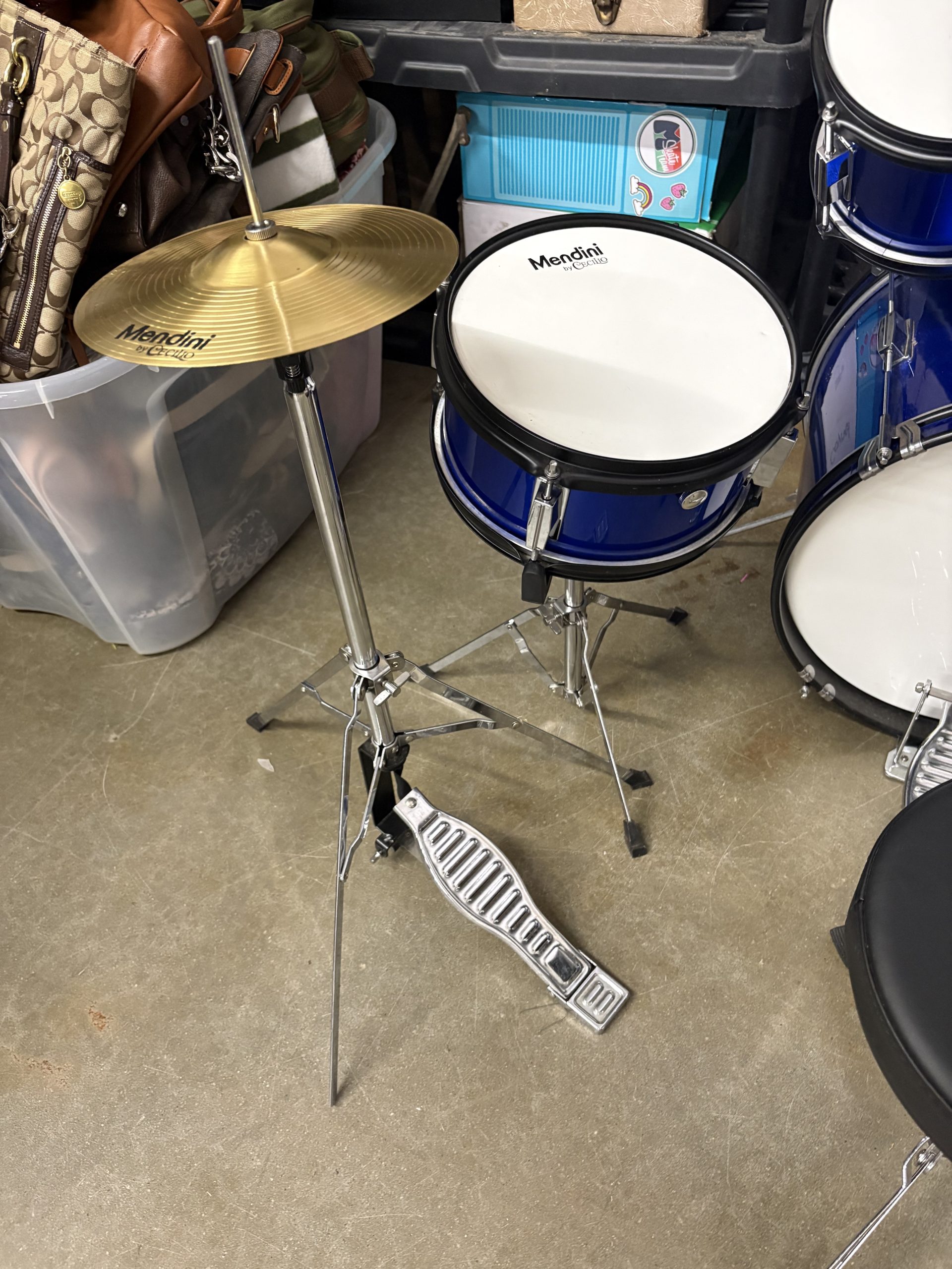Mendini by Cecilio 5-Piece Junior Drum Set - Image 4