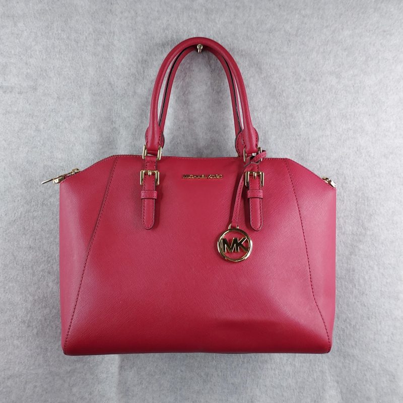 Michael Kors "Ciara" Saffiano Leather Satchel