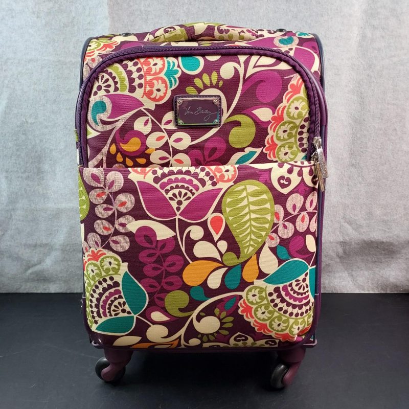 Vera Bradley "Plum Crazy" Spinner Suit Case