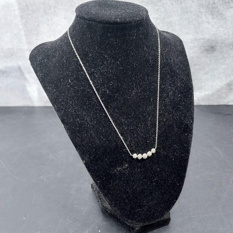 Sterling Silver Smile Necklace