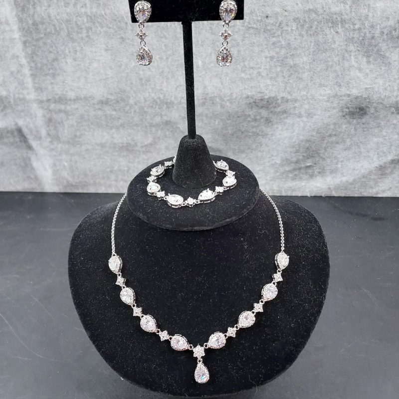 3-piece Crystal Statement Set