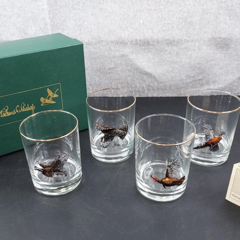 "Upland Game Birds" Old-Fashioned Glasses