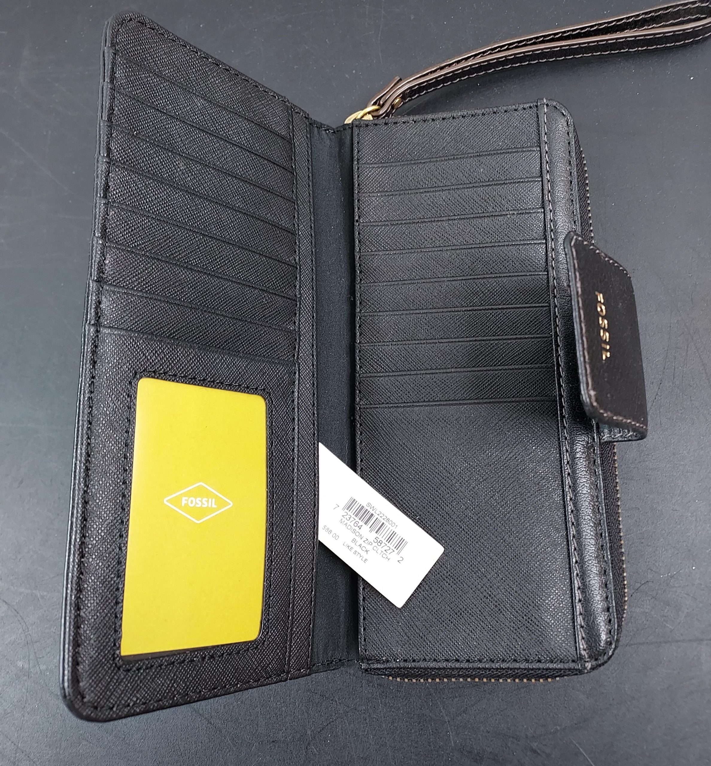 Fossil "Liza" Leather Wristlet - Image 3