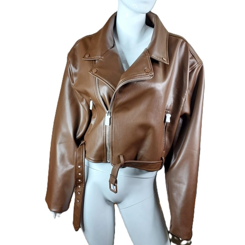 Lioness "Staten Island" Faux Leather Jacket
