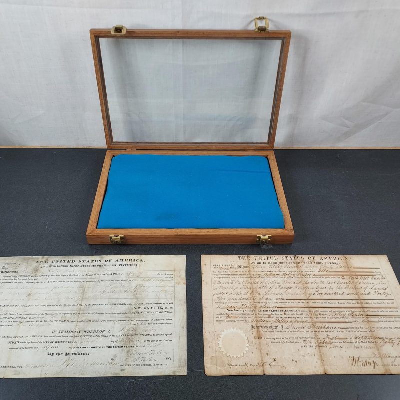 US Land Grant Certificate of 1859