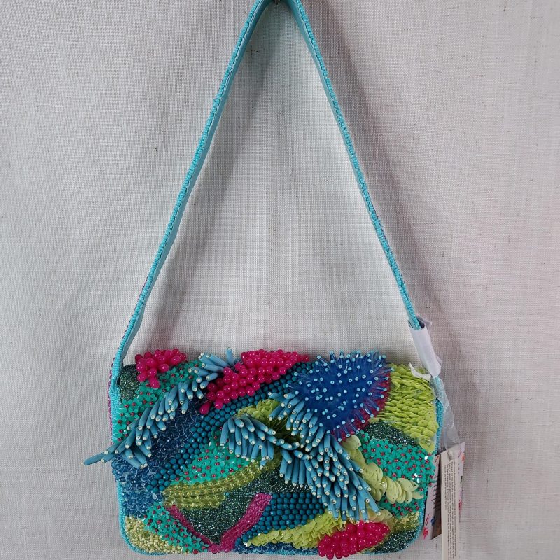 Coral Reef Beaded Handbag