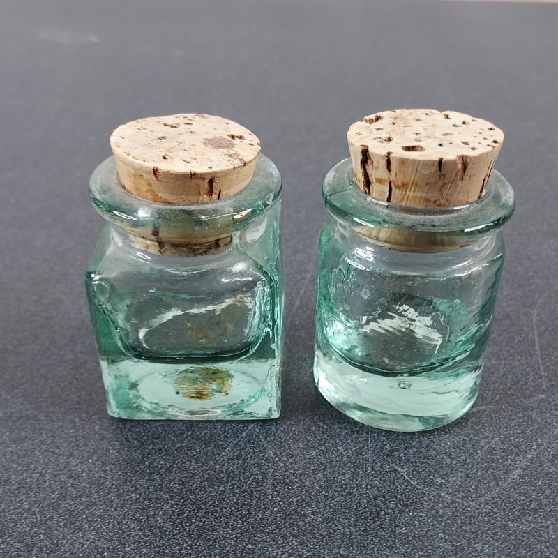 Vintage Mini Glass Jars