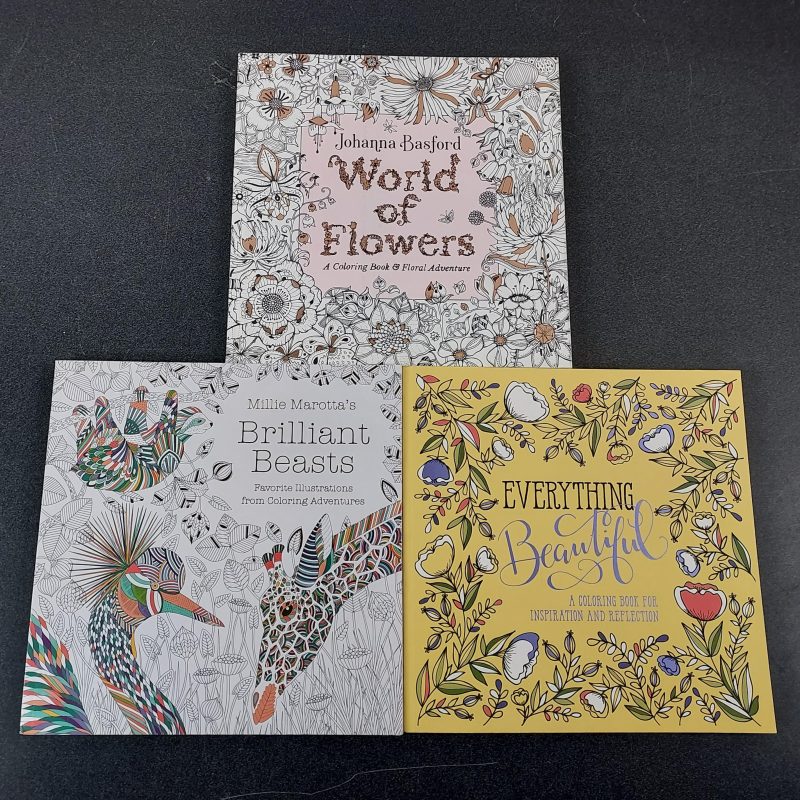 Adult Coloring Book Set