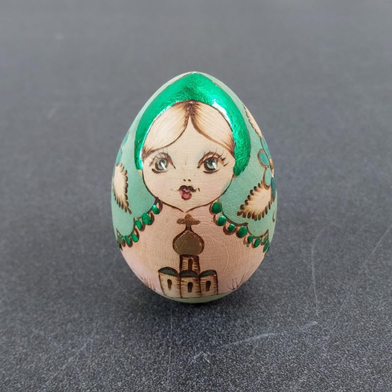 Wooden Russian Egg