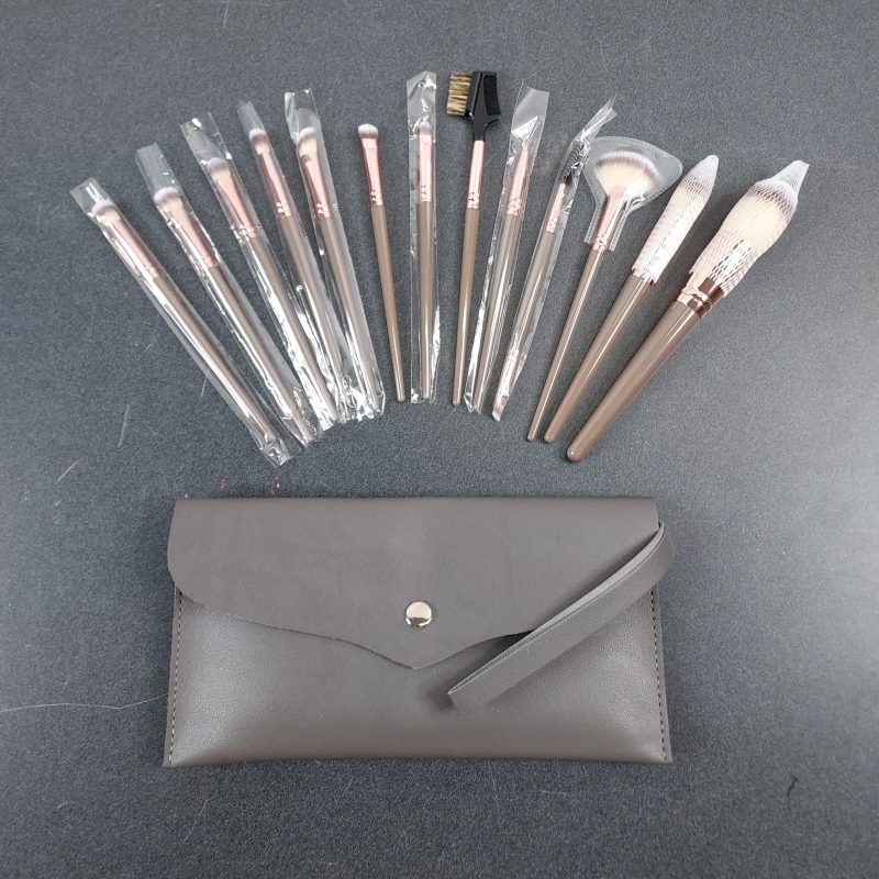 13-piece Makeup Brush Set w/ Travel Case