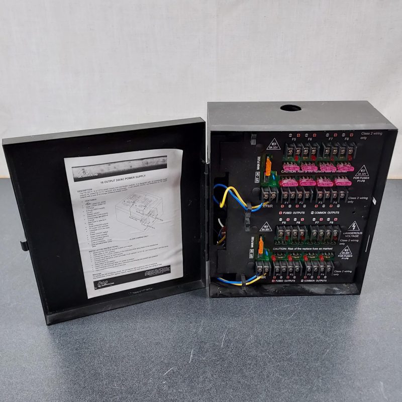 16 Output 24VAC Power Supply Box