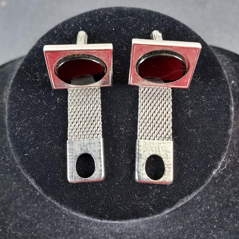 Black & Silver Cuff Links
