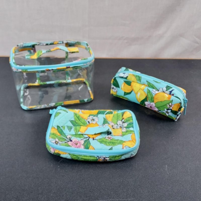 Vera Bradley "Lemon Grove" Travel Organizer Set