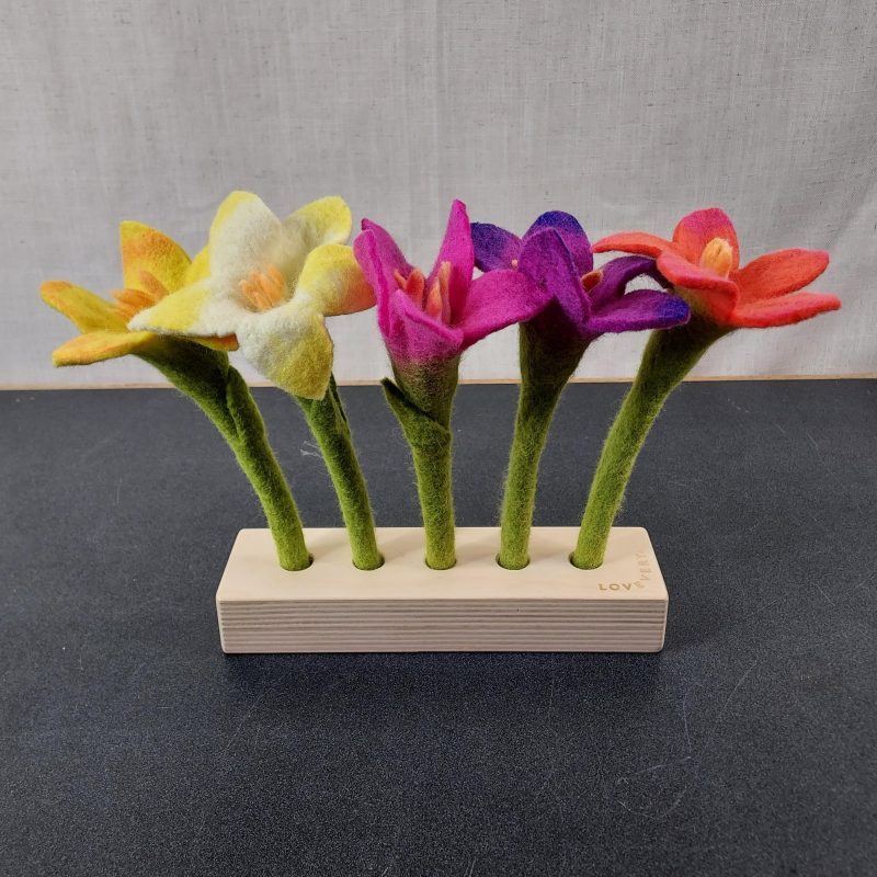 Lovevery "Felt Flowers in a Row" from The Helper Play Kit