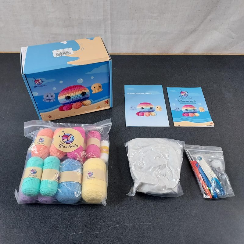 Crochetta Octopus Family Beginner Crochet Kit
