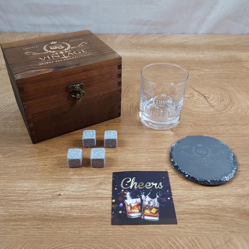 1986 Whiskey Stones Gift Set