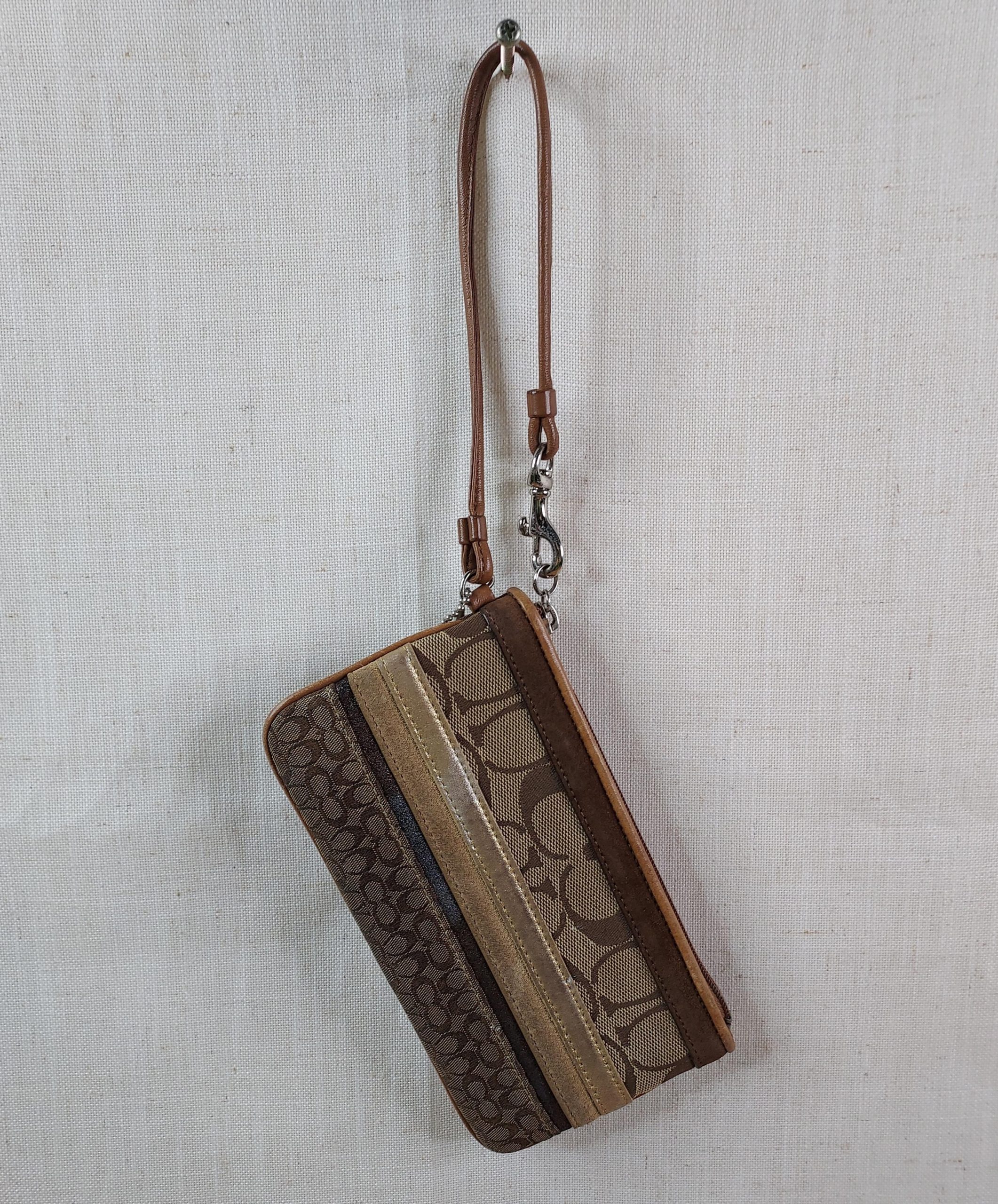 Coach Signature Patchwork Wristlet - Image 2