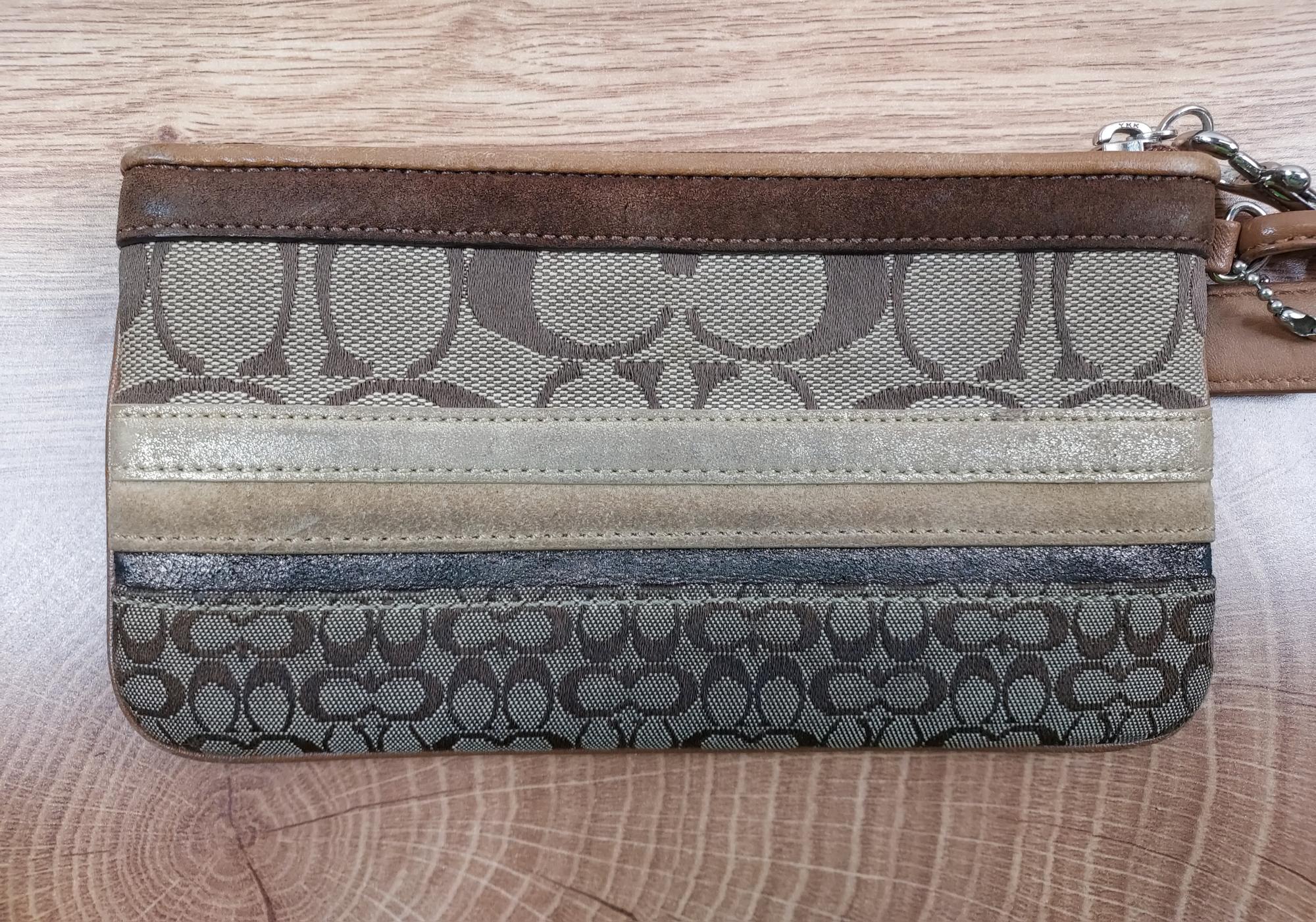 Coach Signature Patchwork Wristlet - Image 3