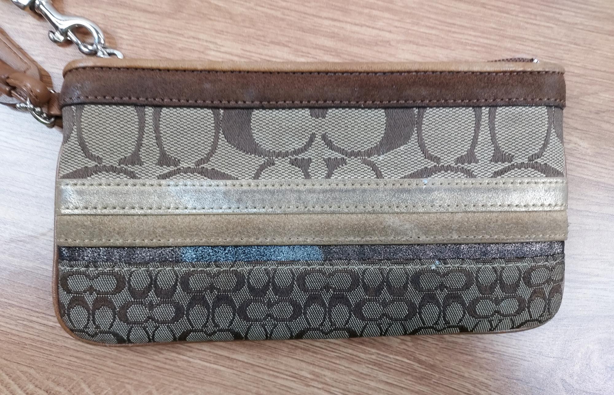 Coach Signature Patchwork Wristlet - Image 4