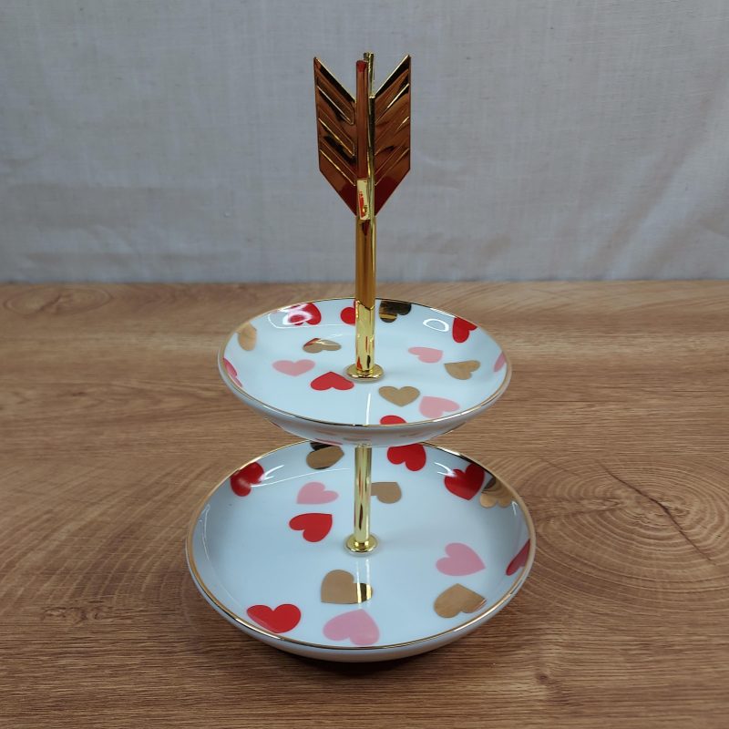Threshold 2-Tier Trinket Tray