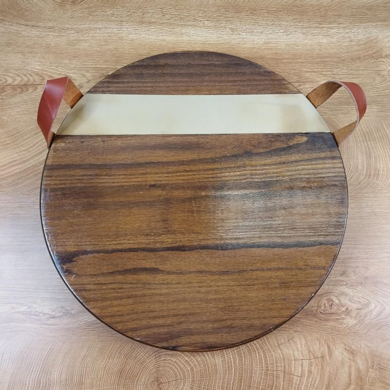 Wooden Plant Stand w/ Wheels