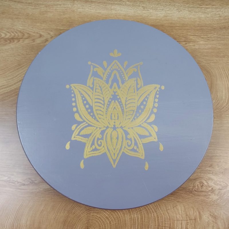 Lotus Flower Plant Stand w/ Wheels