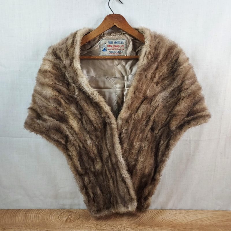 Fur House Athens Mink Fur Shoulder Wrap