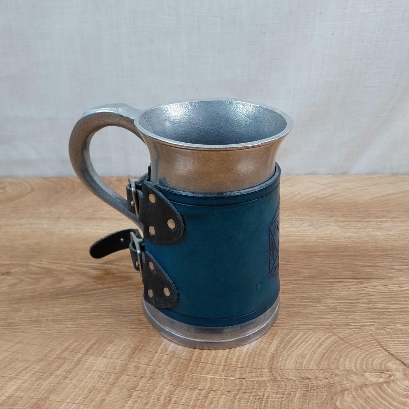 Medieval-style Tankard w/ Strapped Wrap