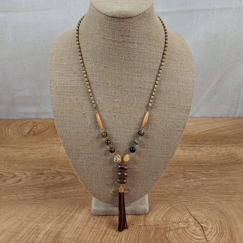 Cato Bohemian Tassel Necklace