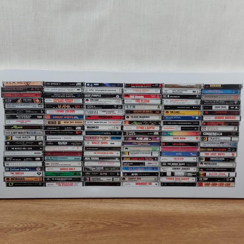 Classic Rock Cassette Tape Print