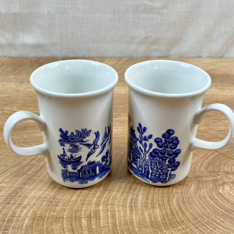 Churchill Blue Willow Mugs