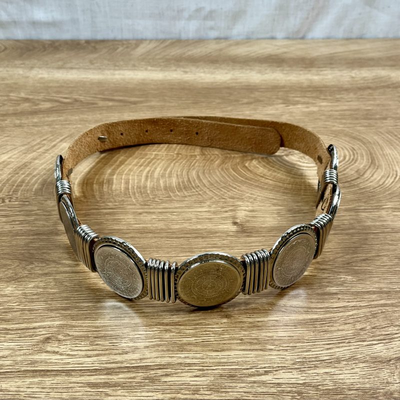 Vintage Coin-style Concho Belt