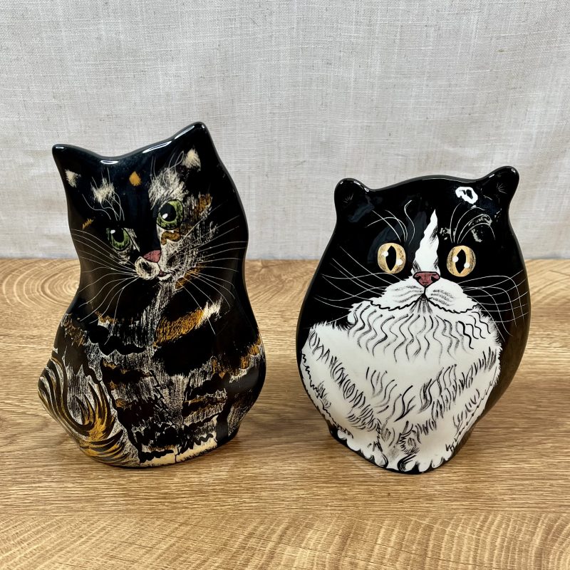 "Cats" by Nina Lyman Ceramic Vases