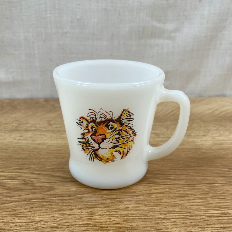Fire-King Tiger Glass w/ Handle