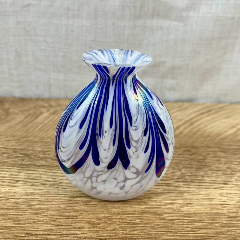 Iridescent Art Glass Bottle