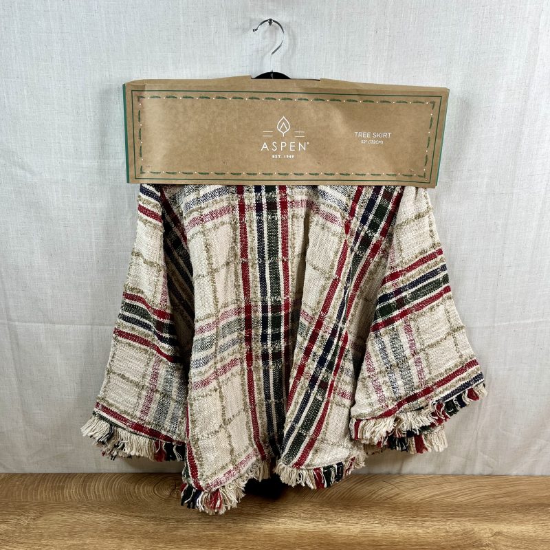 Aspen Plaid Tree Skirt
