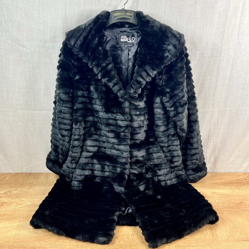 Hannah by MAR-LO Faux Fur Coat (Women's M)