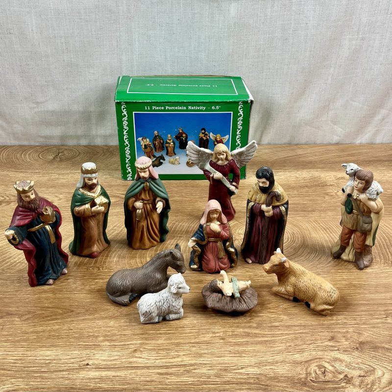 Porcelain Nativity Set