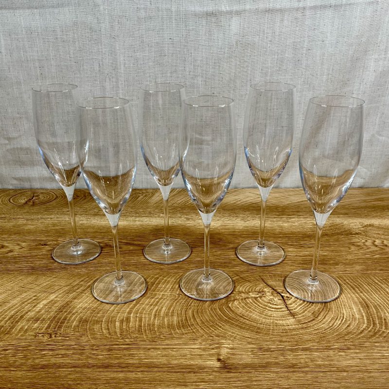 Stölzle Lausitz Crystal Champagne Flutes - Set of 6