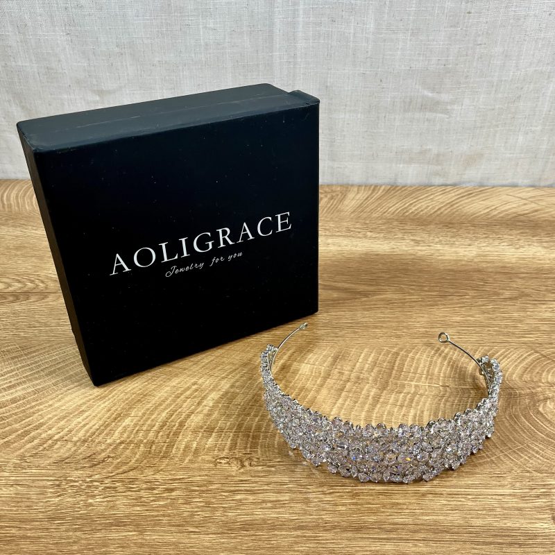 Aoligrace Silver Bridal Tiara