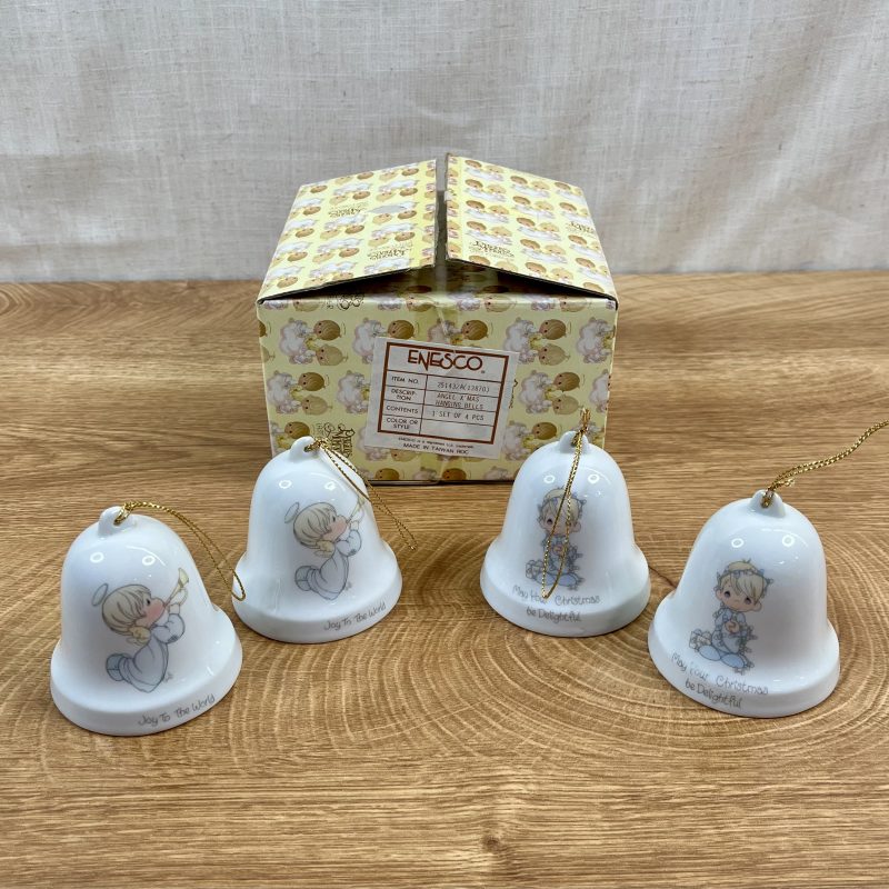 Precious Moments Bell Ornaments - Set of 4