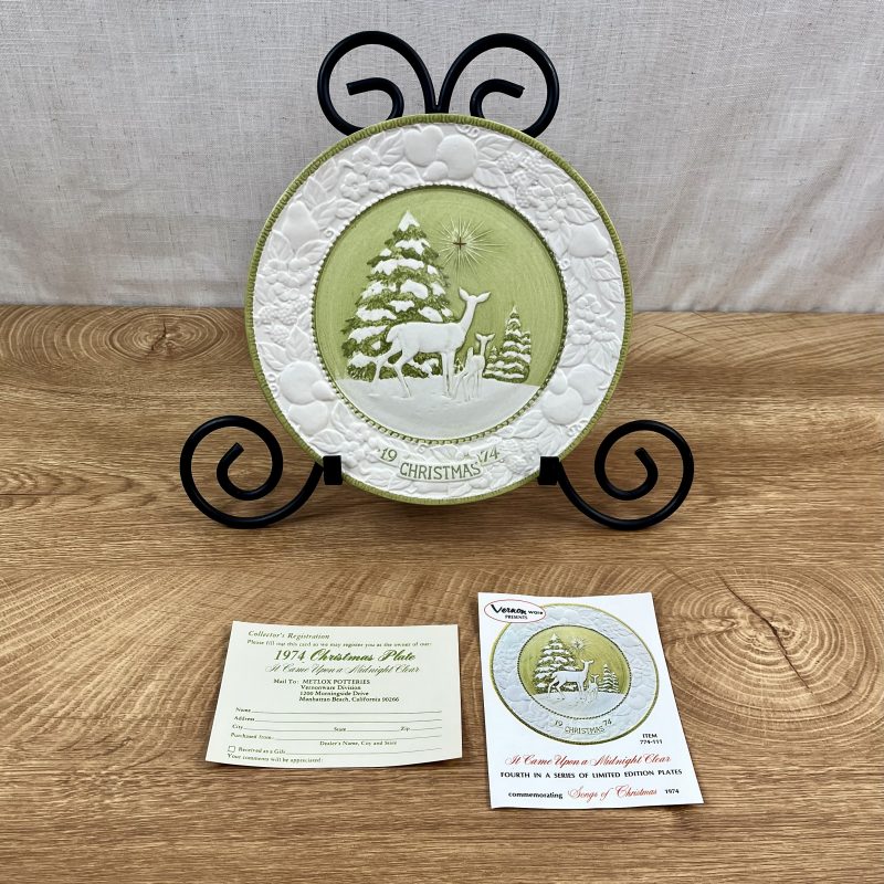 1974 "It Came Upon a Midnight Clear" Plate