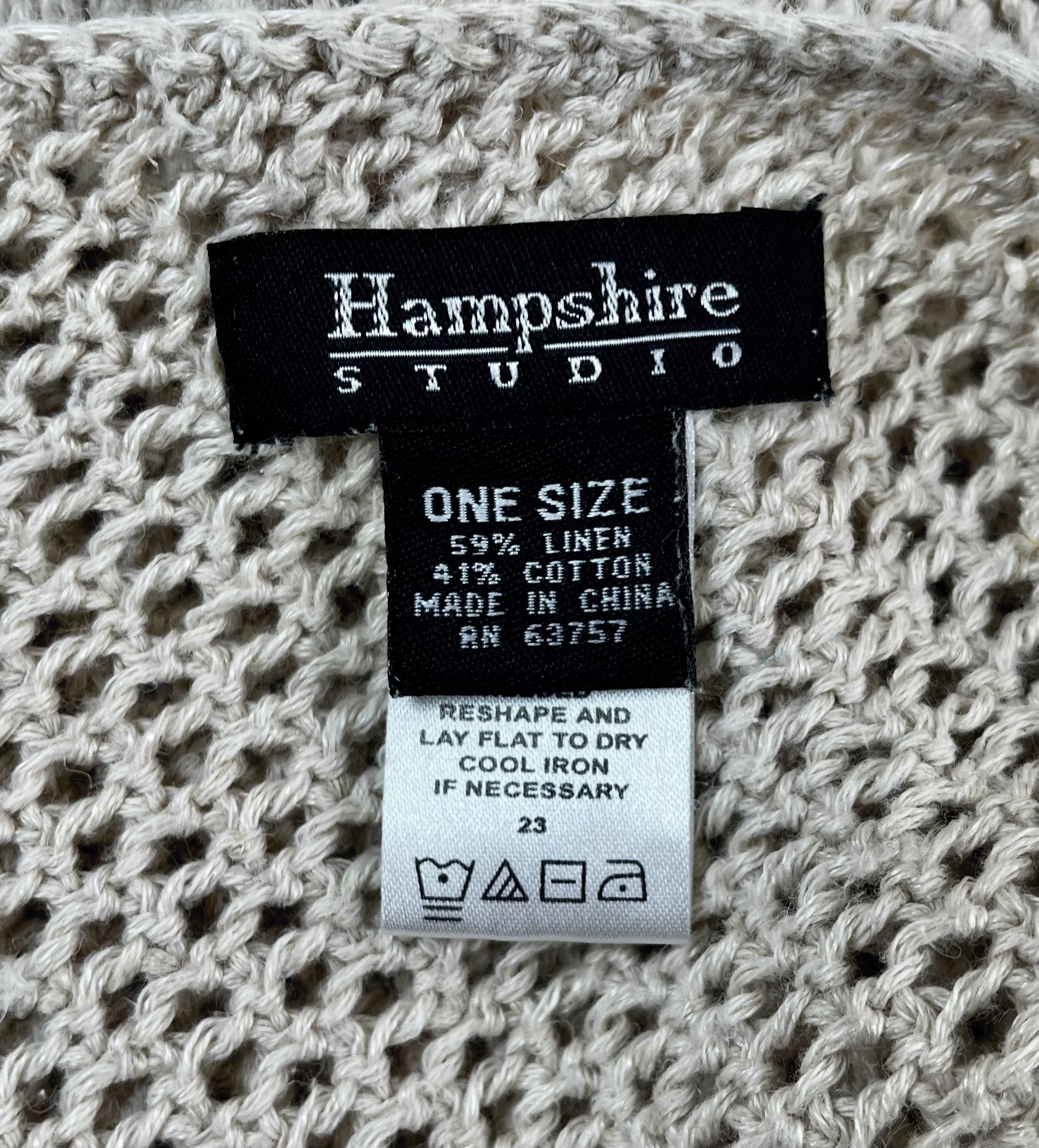 Hampshire Studio Poncho Sweater - Image 3