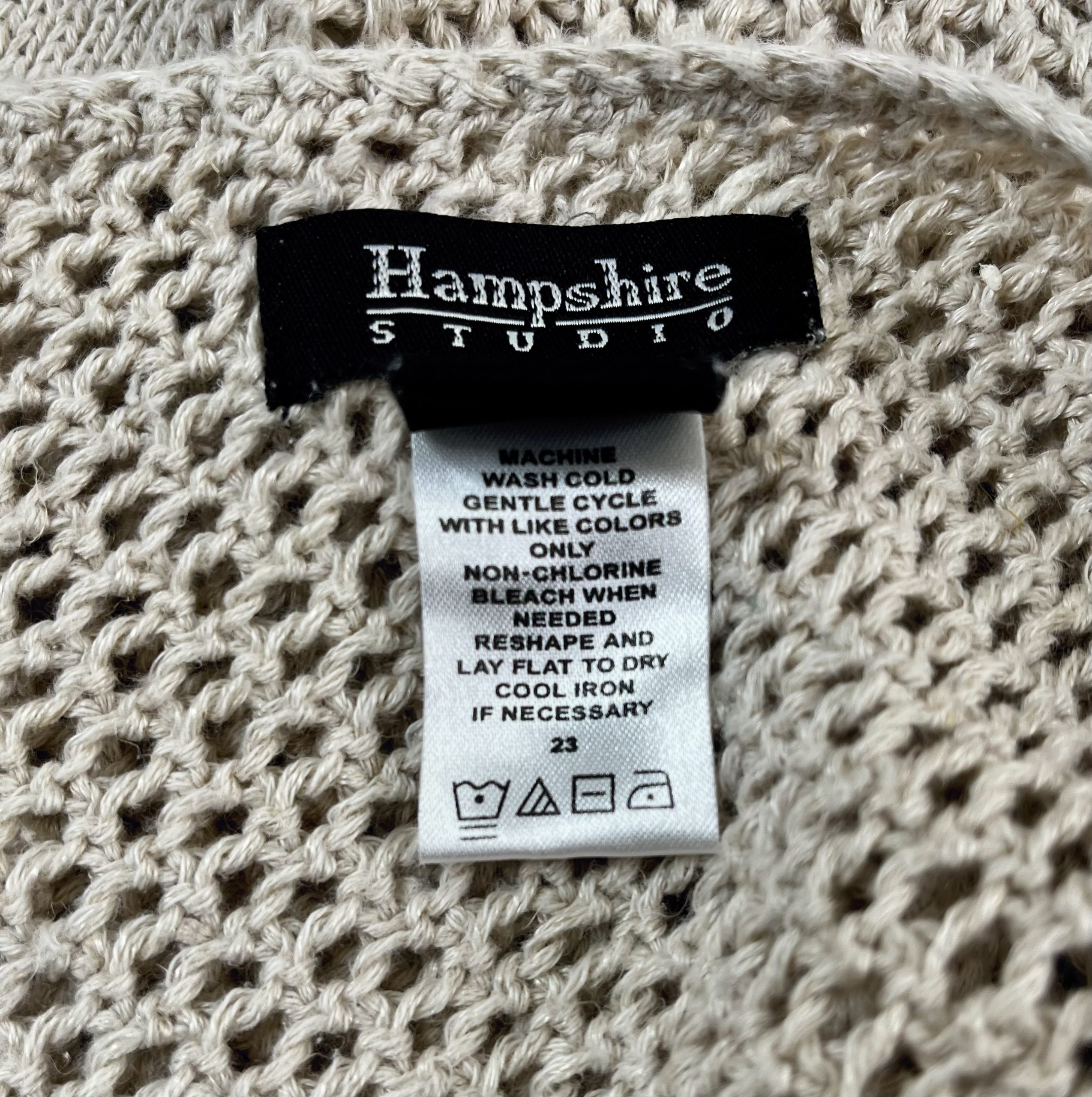 Hampshire Studio Poncho Sweater - Image 4